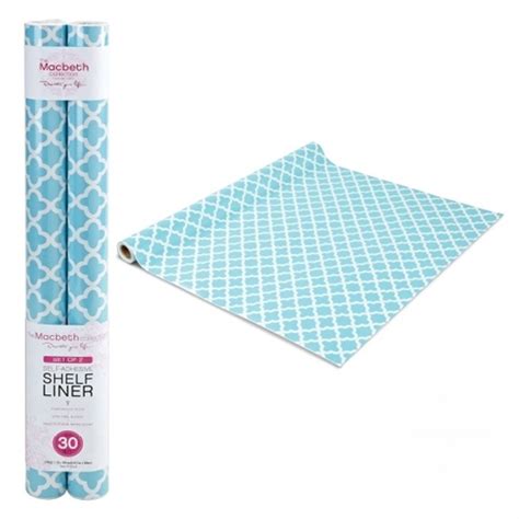 Following the design, cut shelf liner strips and attach them to the planter overlapped the strips of shelf liner on the lower part, in order to accommodate the tapered design on the planter. Self Adhesive Shelf Liner - Aqua Designer Dorm Decor Stick ...
