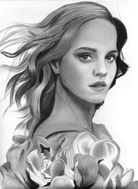 Emma Watson 4 By Cfischer83 On Deviantart Celebrity Drawings Harry