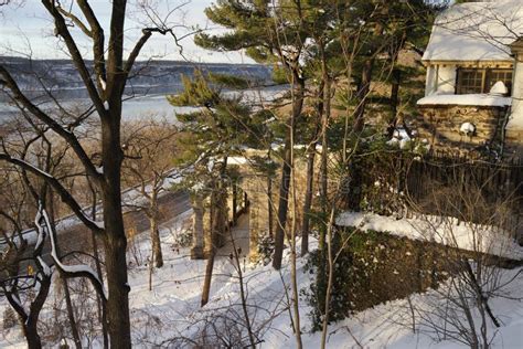 Fort Tryon Park Winter Editorial Stock Image Image Of Architect 66066724