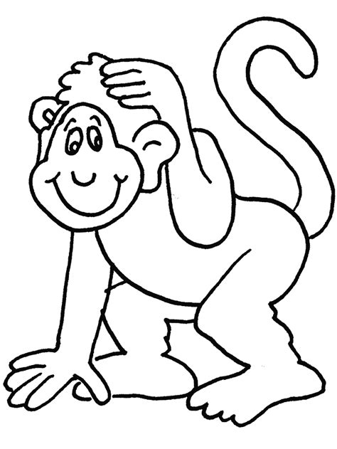 Dibujos Para Colorear De Monos Gratis Monos Just Color Niños