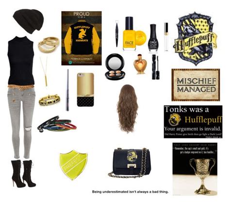 My Hufflepuff Outfit By Kayleehope 1 Liked On Polyvore Featuring Face