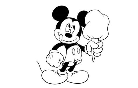 27 Gambar Kartun Mickey Mouse Untuk Mewarnai Neal Benitez
