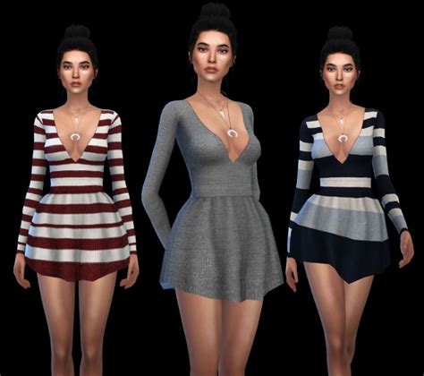 Leo 4 Sims Leah Dress • Sims 4 Downloads
