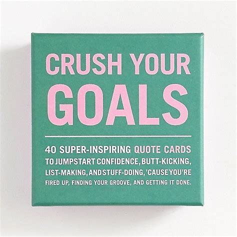 Crush Goals Cards Paper Source Quote Cards Motivational Cards