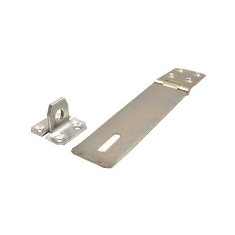 Eliza Tinsley 6 152mm Bright Zinc Plated Bzp Safety Hasp And Staple With Fixings Hardware