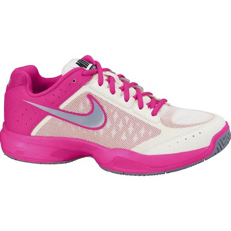 Nike Womens Air Cage Court Tennis Shoes Ivoryhyper Pink