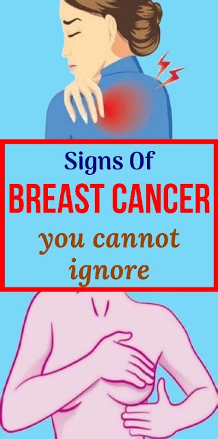 Start Slim Today Probable Symptoms Of Breast Cancer That Are Not Lumps
