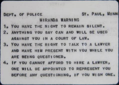 We did not find results for: Miranda warning history: How the language of the warning ...