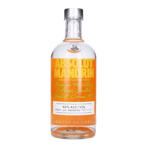 Absolut Mandarin Vodka Spirits From The Whisky World Uk