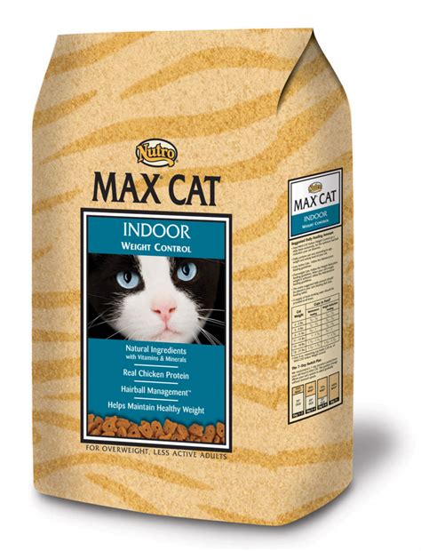 Simply reducing your cat's food intake may not be enough. Nutro Max Indoor Weight Control Dry Cat Food | PetFlow
