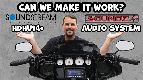 Install Of Soundstream Reserve Hdhu14 Radio On A Harley Davidson With