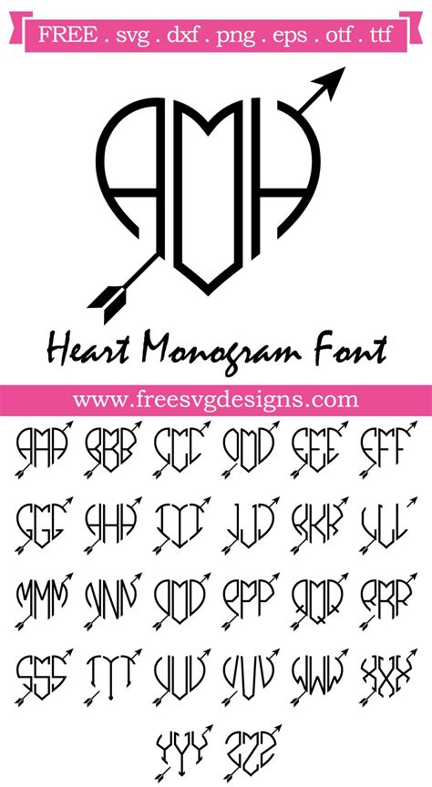 30 Free Monogram Fonts For Cricut Keweenaw Bay Indian Community