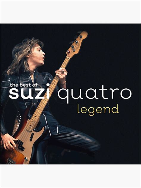 Suzi Quatro Legend Sticker By Carolmclafferty Redbubble