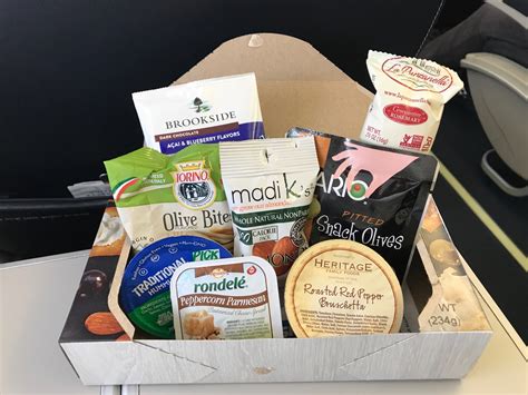 United Airlines Snack Boxes