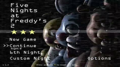 Fnaf Console Ports With The Stock Menu Themes Youtube