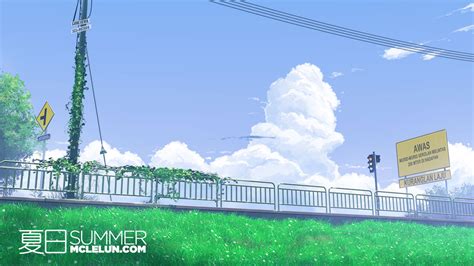 Summer By Mclelun On Deviantart Blender 3d Miyazaki Anime Scenery