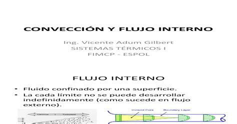 Pdf Convección Y Flujo Interno Pdfslidenet