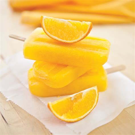 Fresh Orange Juice Popsicles — Your Home Magazine