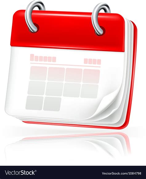 Calendar Icon Royalty Free Vector Image Vectorstock