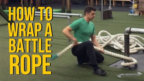 How To Wrap A Battle Rope Battling Ropes Fitness Routines Youtube