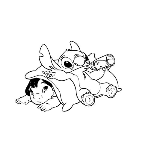 Being a little silly, confused and clumsy, goofy appeals to kids and adults alike. Lilo en Stitch kleurplaten :: Kleurplatenpagina.nl ...