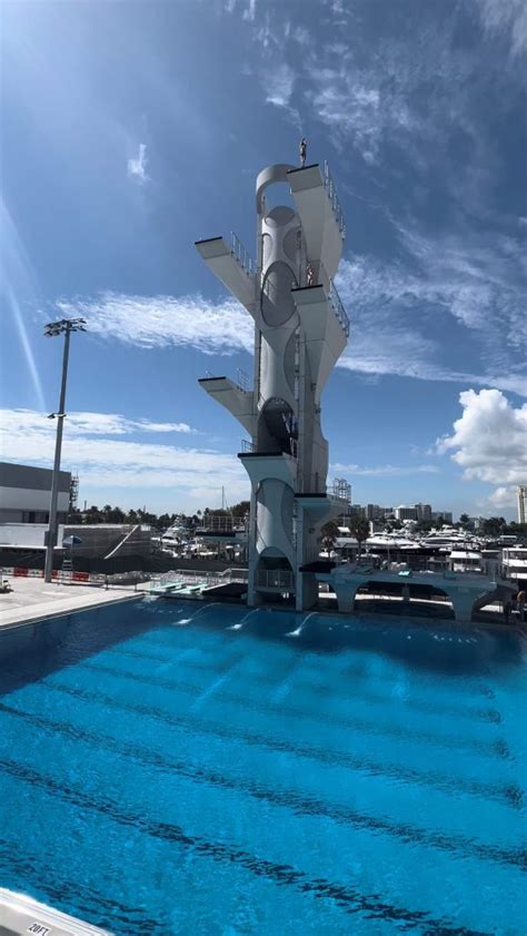 Fort Lauderdale Aquatic Center Debuts 27 Meter Dive Tower With