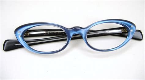 Beautiful Blue Cat Eye Eyeglasses Frame