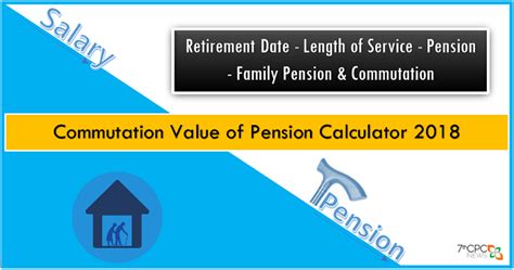 Commutation Value of Pension Calculator 2018 — CENTRAL GOVERNMENT ...