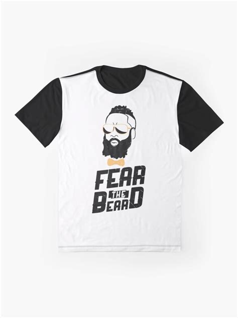 James Harden Fear The Beard T Shirt By Blackcameo Redbubble