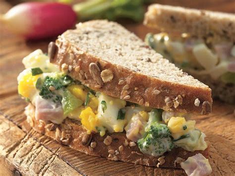 I worked on this chicken salad sandwich recipe for years to get it perfect. Ham and Egg Salad Sandwiches | Recipe | Betty crocker ...