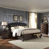 You might like the idea of painting the molding a contrasting color to create a focal point. 41 Cool Bedroom Decorating Ideas With Dark Wood Furniture ...