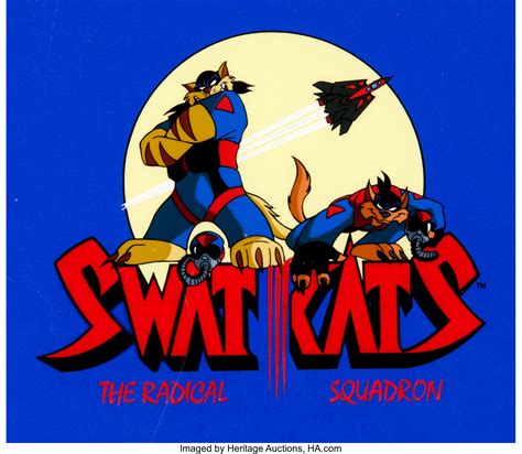 Swat Kats The Radical Squadron Title Cel Hanna Barbera 1993
