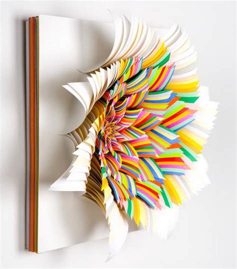 Paper Wonderland Amazing 3d Paper Sculpture From Jen Stark Design Swan