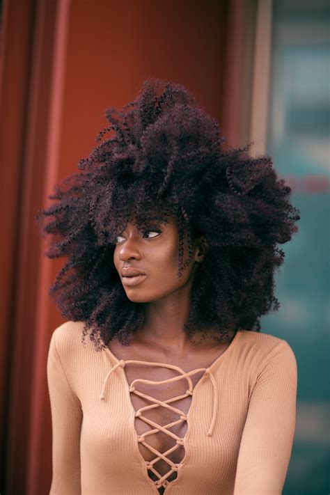 Fotos gratis niña cabello modelo Moda peinado pelo largo Afro