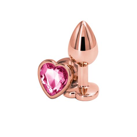 Plug Anal Rose Gold Small Banana Pop Sex Shop Para Mujeres Peru