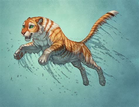 Free Flow By Shadow Wolf On Deviantart Tiger Art Animal Drawings