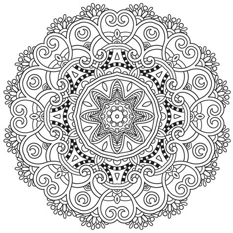 Flower Mandala Coloring Pages - Best Coloring Pages For Kids