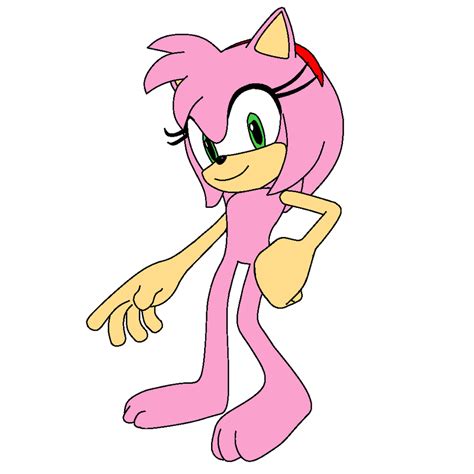 Natural Amy Rose By Milessebasprower On Deviantart