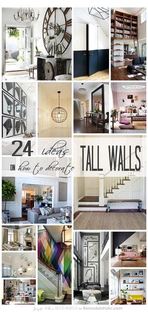 24 Ways To Decorate Tall Walls Those Large High Walls Can Be So