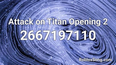 Attack On Titan Opening 2 Roblox Id Roblox Music Codes