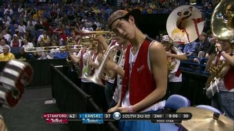 The Wildly Enthusiastic Stanford Cowbell Player Is The Real Star Of