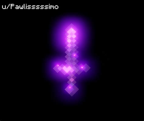 I Rendered An Enchanted Netherite Sword In Blender What Does The