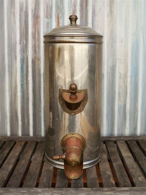 Items Similar To Vintage Antique Coffee Bean Dispenser Silver Metal