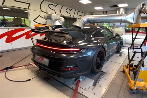 2022 Porsche 911 Gt3 Hits The Dyno Flat Six Engine Screams At 9000