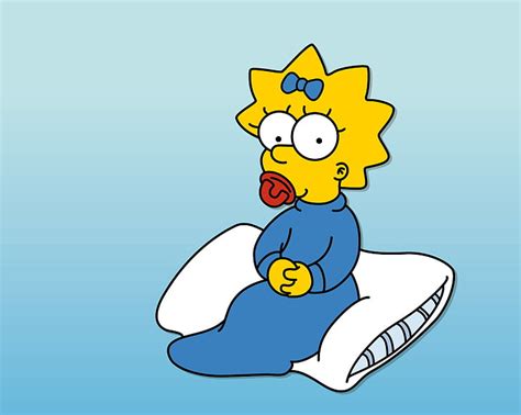 X Px Free Download HD Wallpaper The Simpsons Maggie
