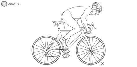 The most common bike racing drawing material is ceramic. Cyclist Sketch at PaintingValley.com | Explore collection ...