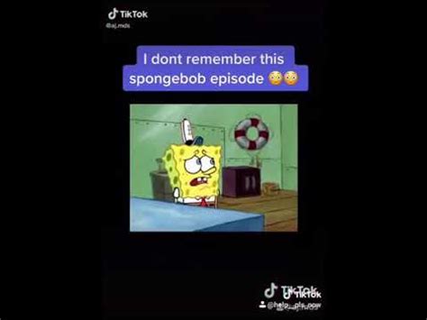 We did not find results for: Tik tok spongebob i don't remember this episode😳😳😳 - YouTube