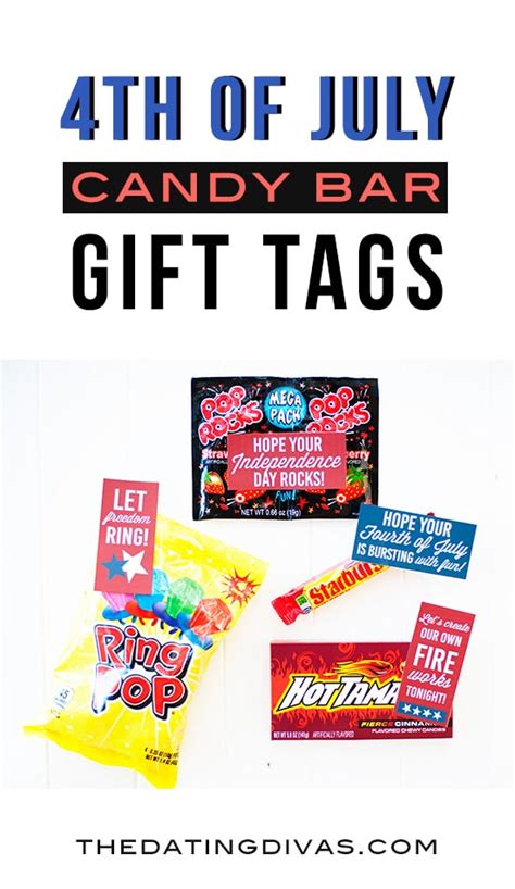 Holiday Candy Bar T Tags