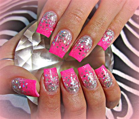 30 Awesome Acrylic Nail Designs Youll Want In 2016 Pink Acrylic