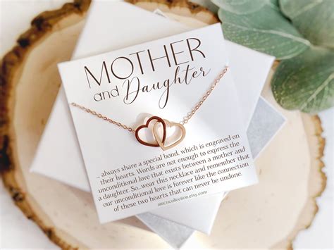 mother daughter necklace t for mom mother daughter t mom etsy